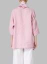 Cowl Neck Linen Pullover