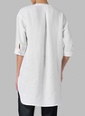 Basic Linen Shirt Blouse