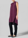 Vest Detailed Linen Shirt Dress