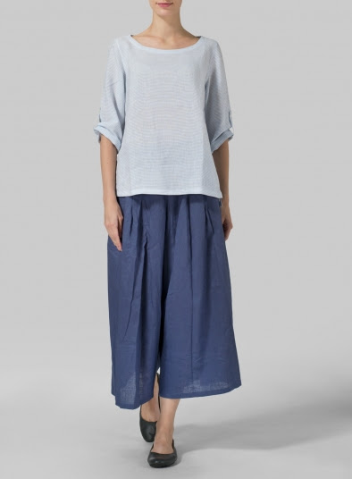 Linen Epauletted Blouse