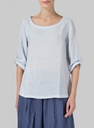 Linen Epauletted Blouse