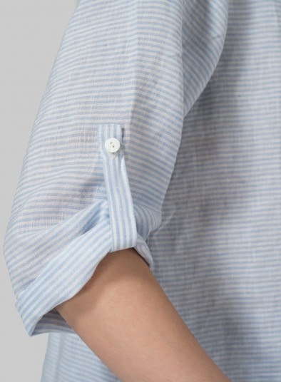 Linen Epauletted Blouse
