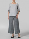 Linen Epauletted Blouse