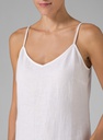Spaghetti Strap Long Linen Dress