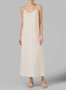 Spaghetti Strap Long Linen Dress