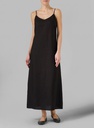 Spaghetti Strap Long Linen Dress