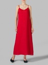 Spaghetti Strap Long Linen Dress