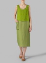 Linen Tunic Dress Set
