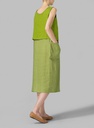 Linen Tunic Dress Set