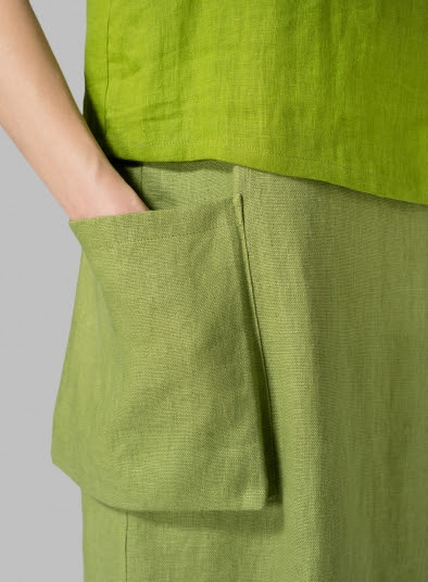 Linen Tunic Dress Set