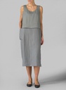 Linen Tunic Dress Set