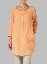 [77] Linen Tunic Top for Women