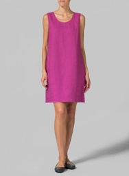 [E112] Little Linen Dress