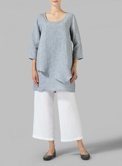Linen 2 Layer Tunic Set