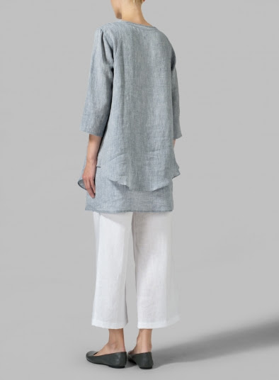 Linen 2 Layer Tunic Set