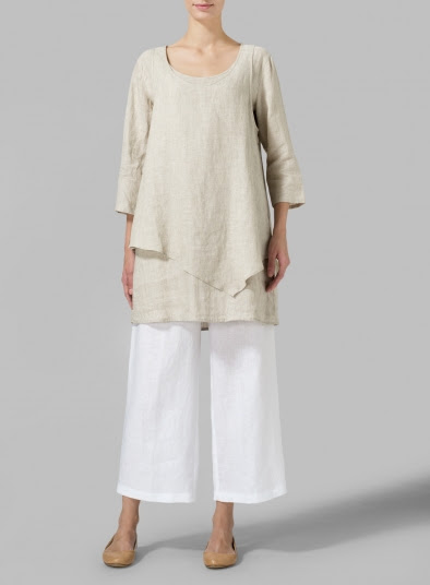 Linen 2 Layer Tunic Set