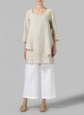 Linen 2 Layer Tunic Set