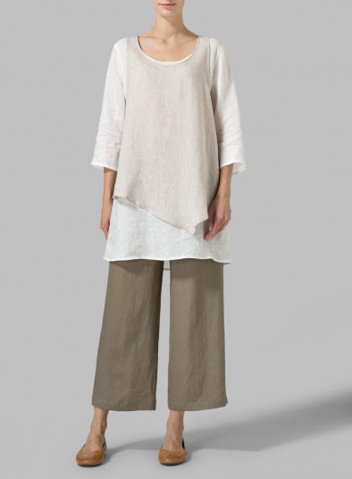 Linen 2 Layer Tunic Set