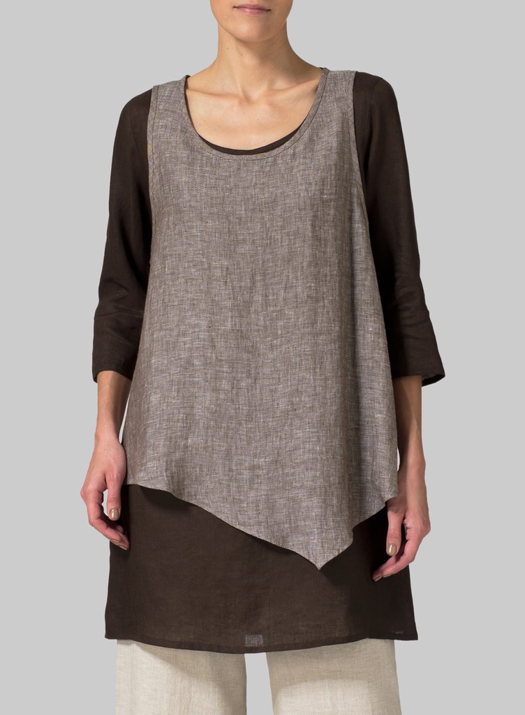 Linen 2 Layer Tunic Set