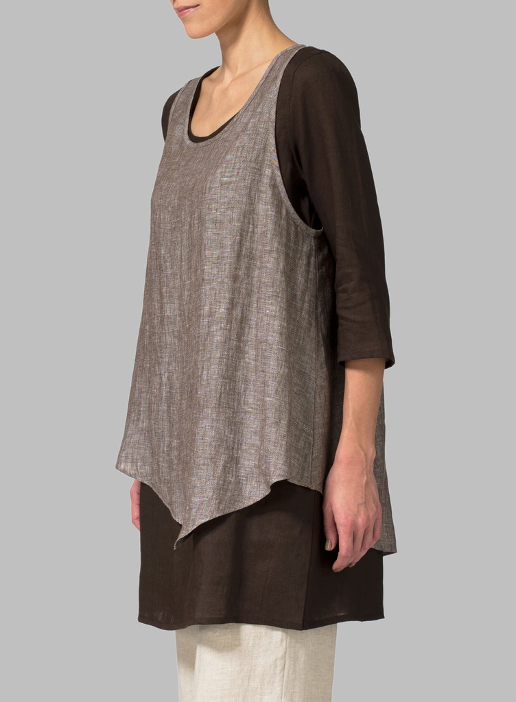 Linen 2 Layer Tunic Set