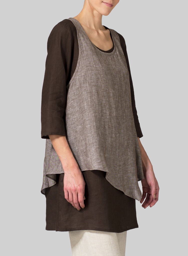 Linen 2 Layer Tunic Set