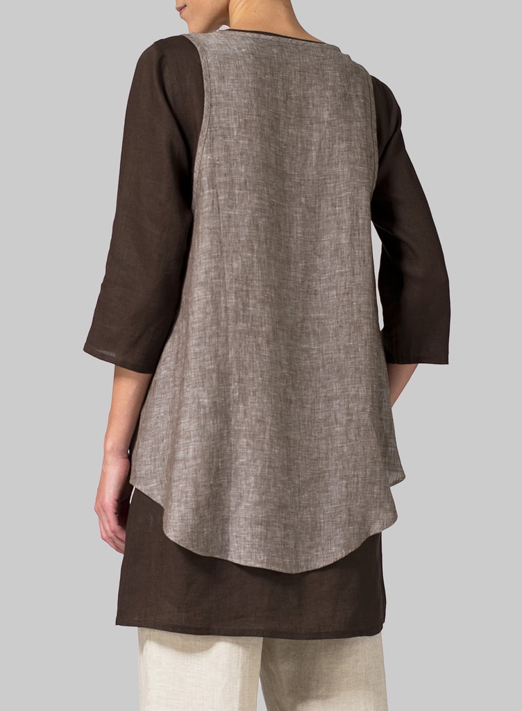 Linen 2 Layer Tunic Set