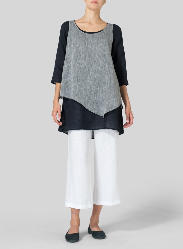 Linen 2 Layer Tunic Set