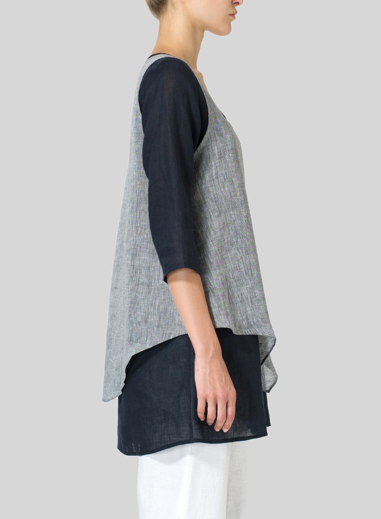 Linen 2 Layer Tunic Set
