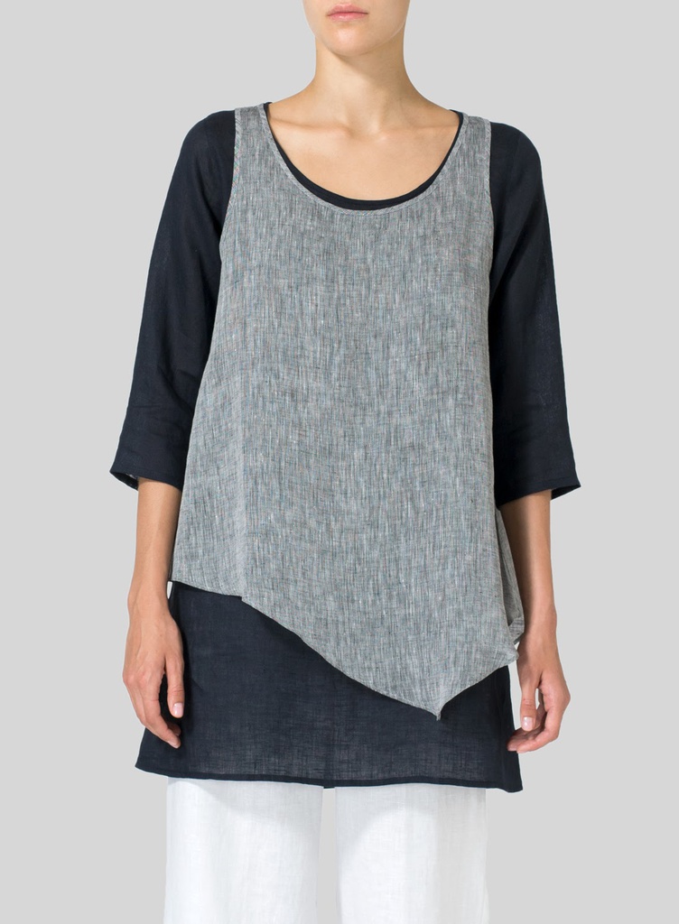 Linen 2 Layer Tunic Set